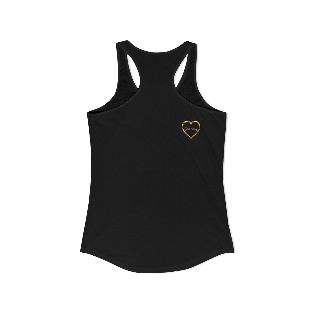 Link Hearts™ Women’s Ideal Racerback Tank – Wear Unity With Every Move.