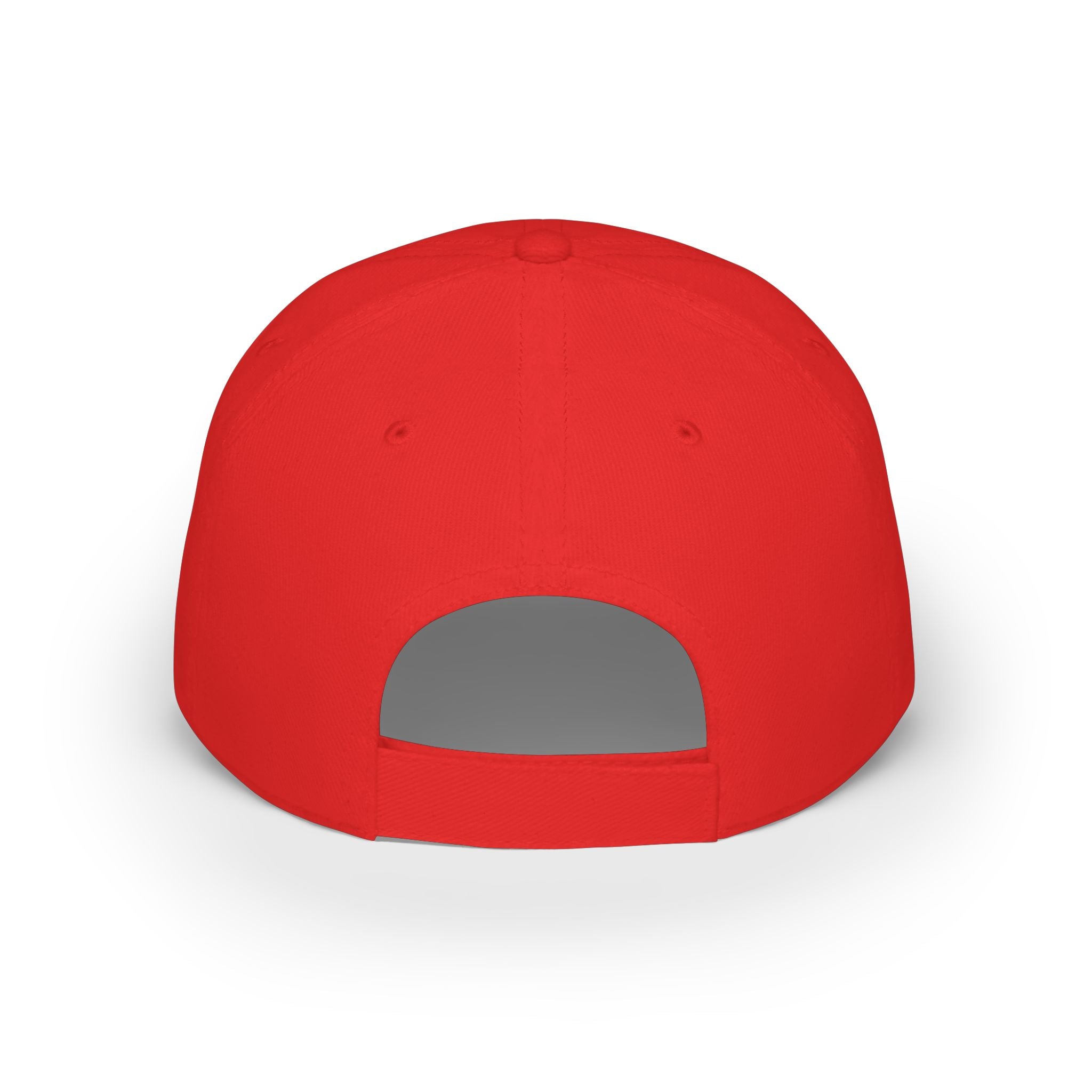 Link Hearts Red Baseball Cap — Rainbow Heart Low Profile Cap