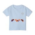 Toddler T‑Shirt — Rainbow Heart Hands Graphic, Inclusive Love Kids Tee