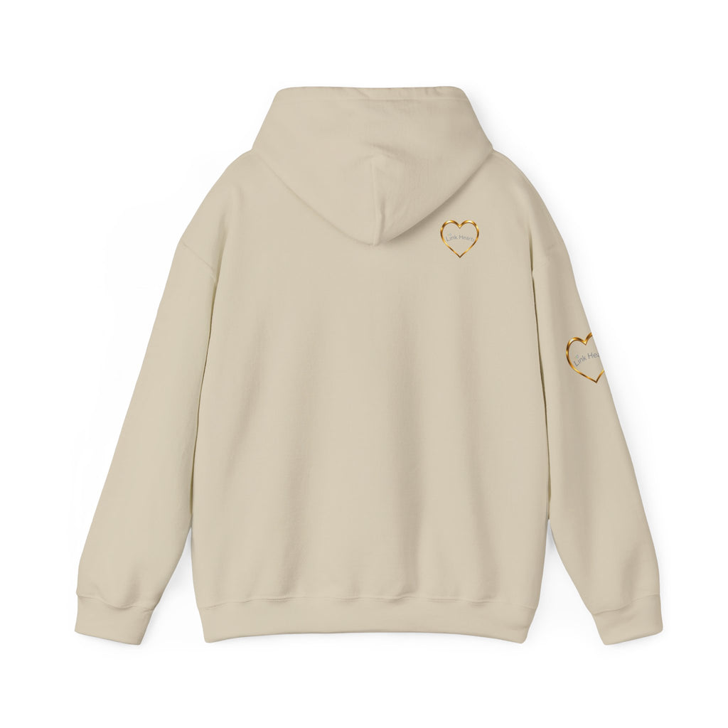 Hoodie — Rainbow Heart Hands Graphic Pullover