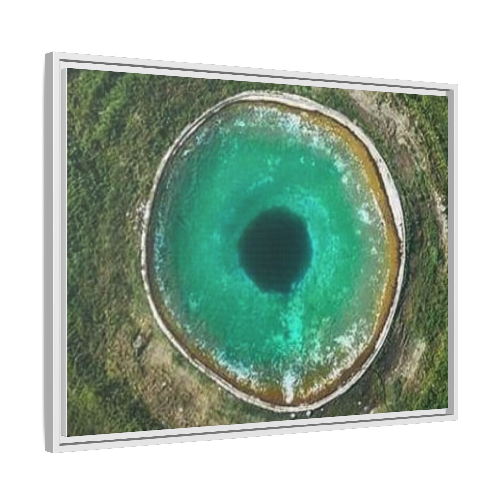 LinkHearts™ 'Sink Hole' Matte Canvas Framed Wall Art