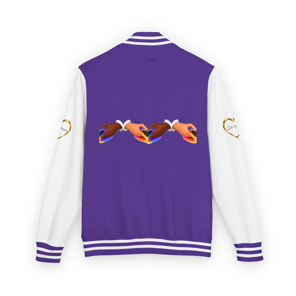 Link Hearts™ Premium Varsity Jacket – Wear the Movement.