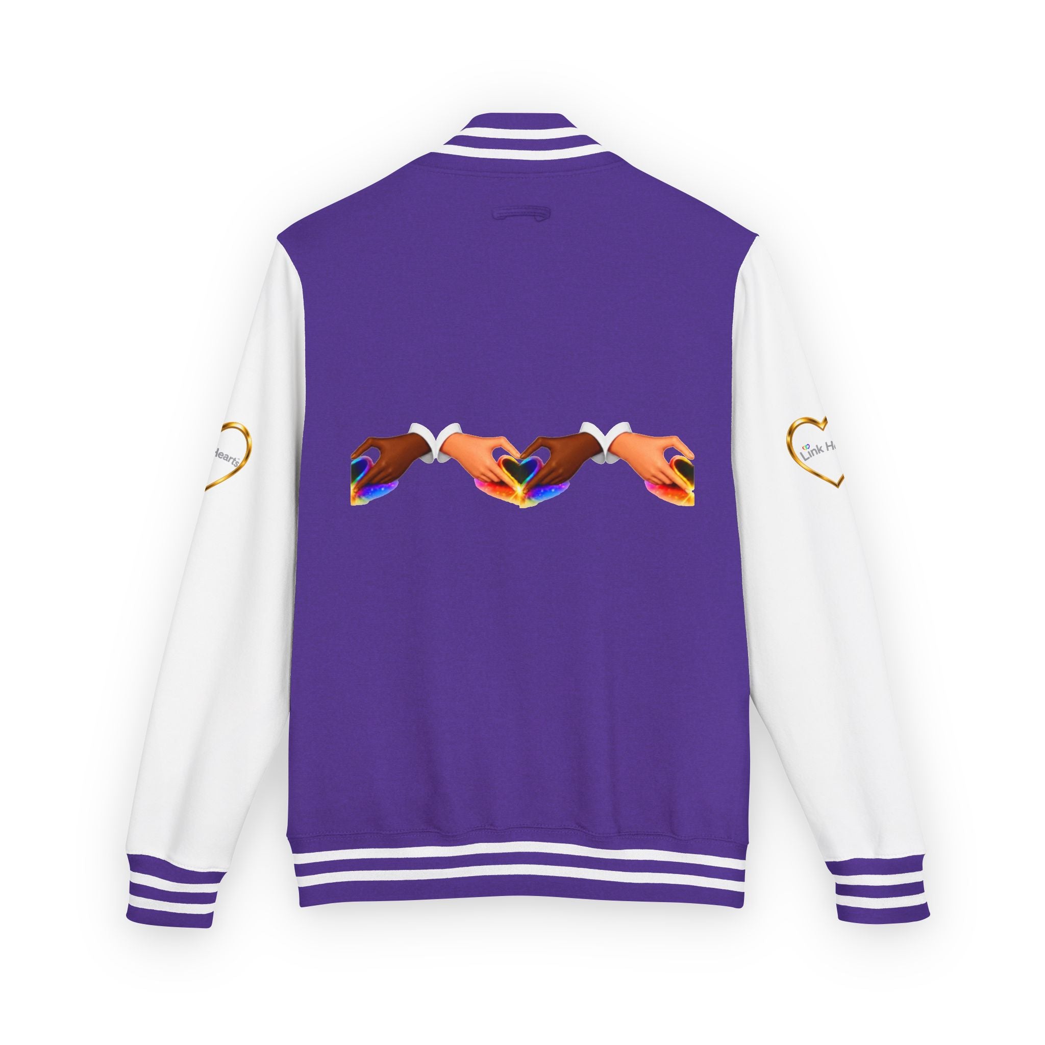 Link Hearts™ Premium Varsity Jacket – Wear the Movement.