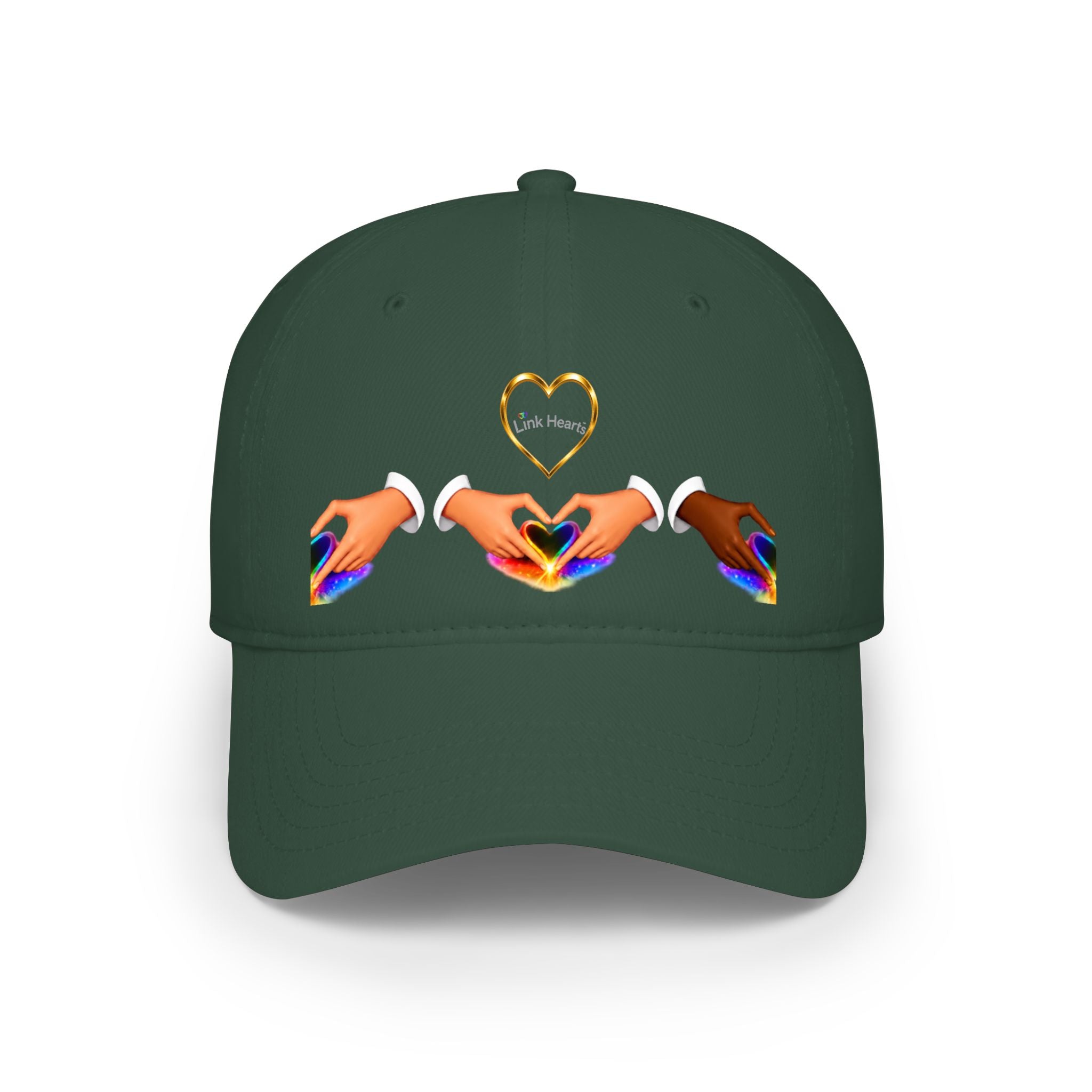 Heart Hands Baseball Cap — Inclusive Love Adjustable Cap