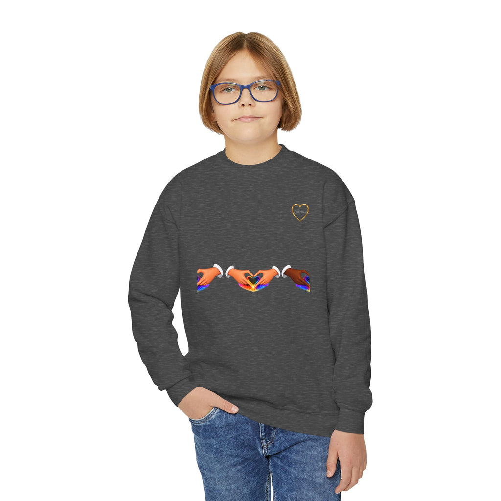 Link Hearts™ Unity Crewneck Sweatshirt — Youth Crewneck