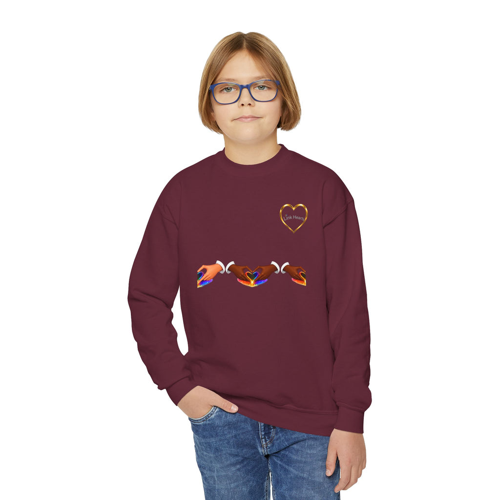 Link Hearts™ Unity Youth Crewneck Sweatshirt