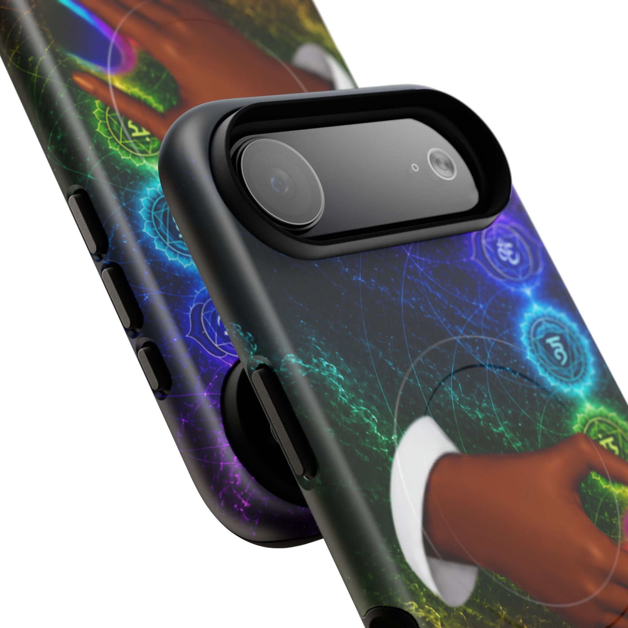 Link Hearts™ Cosmic Energy Phone Case - Chakra Healing Magnetic Phone Case