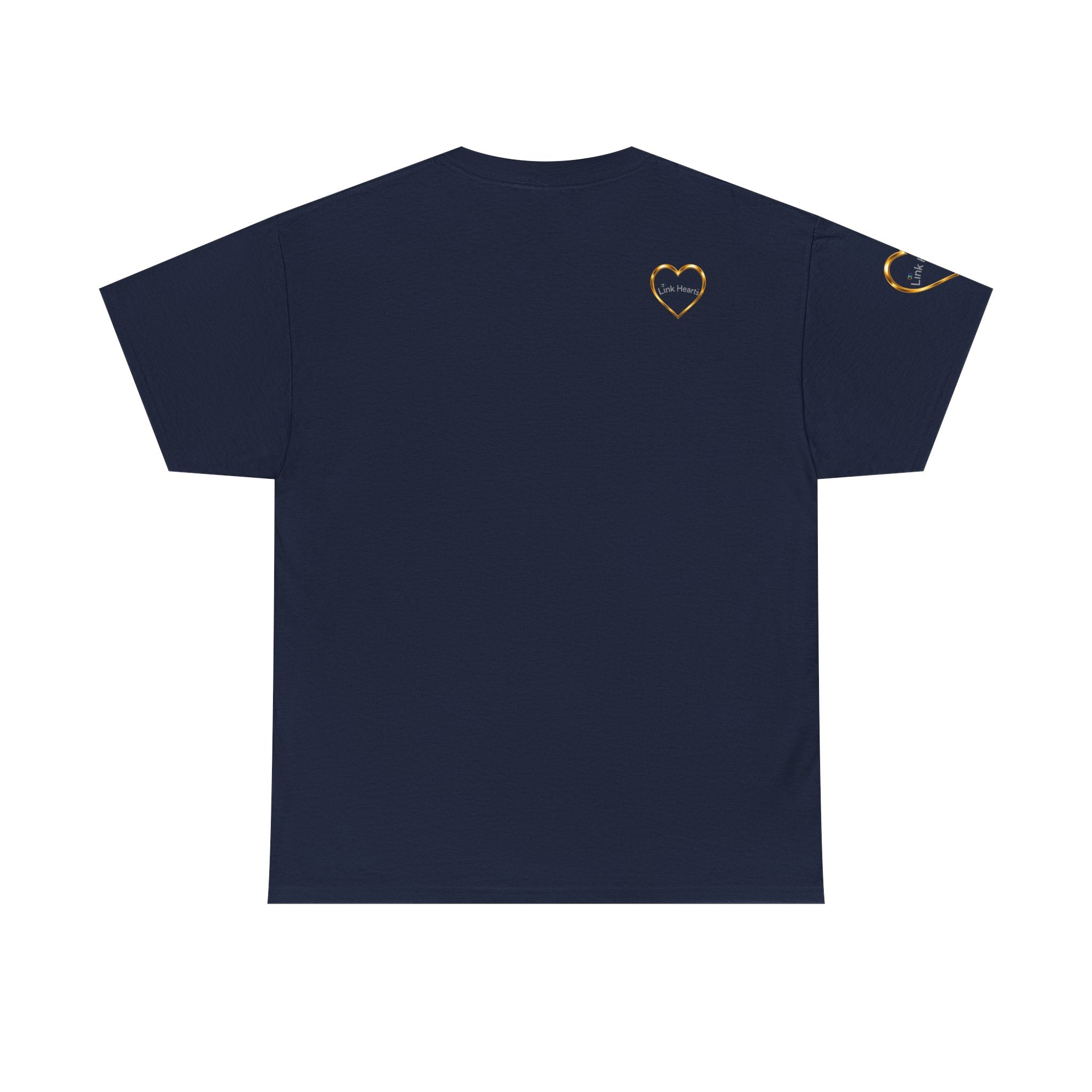Link Hearts Unity Tee — Matching Rainbow Heart Couple Shirt (Love Wins)