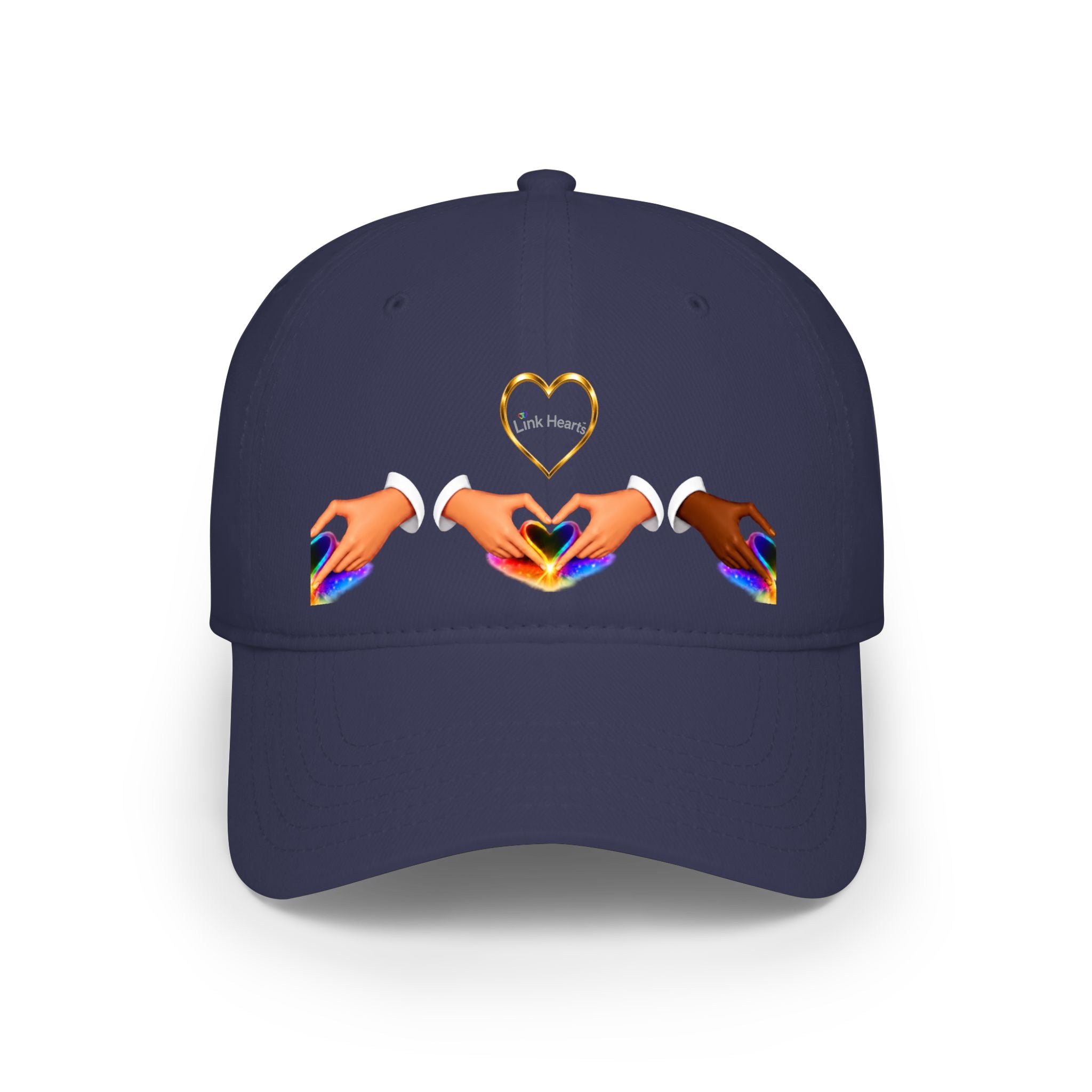 Heart Hands Baseball Cap — Inclusive Love Adjustable Cap