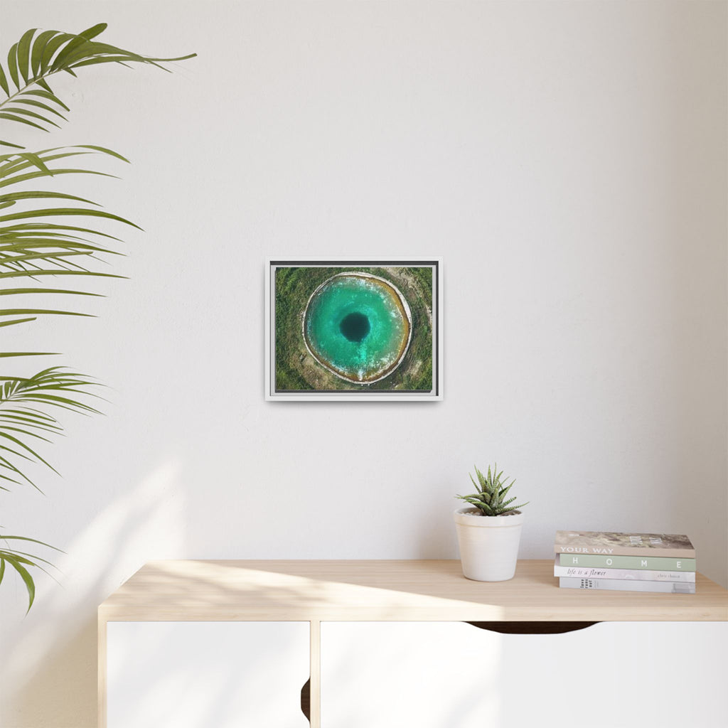 LinkHearts™ 'Sink Hole' Matte Canvas Framed Wall Art