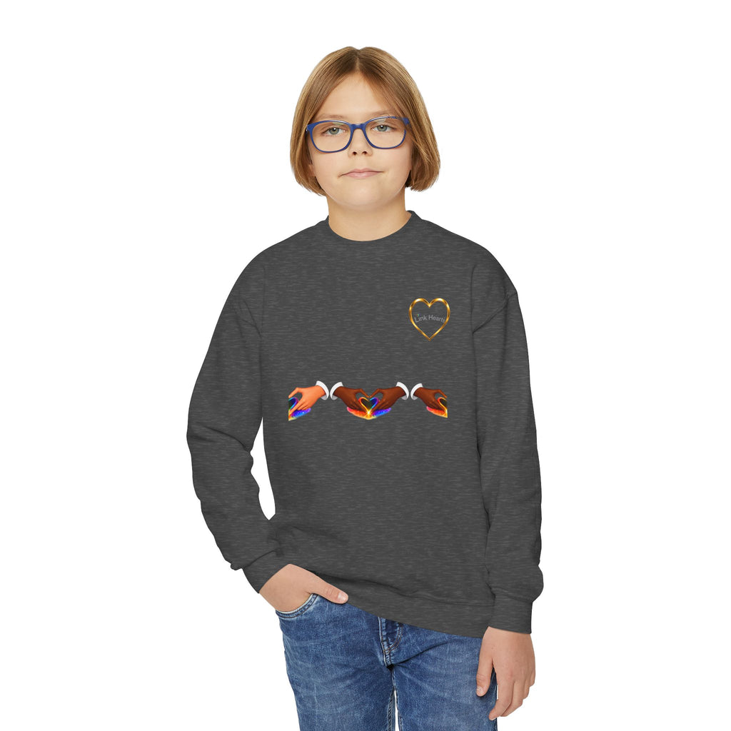 Link Hearts™ Unity Youth Crewneck Sweatshirt