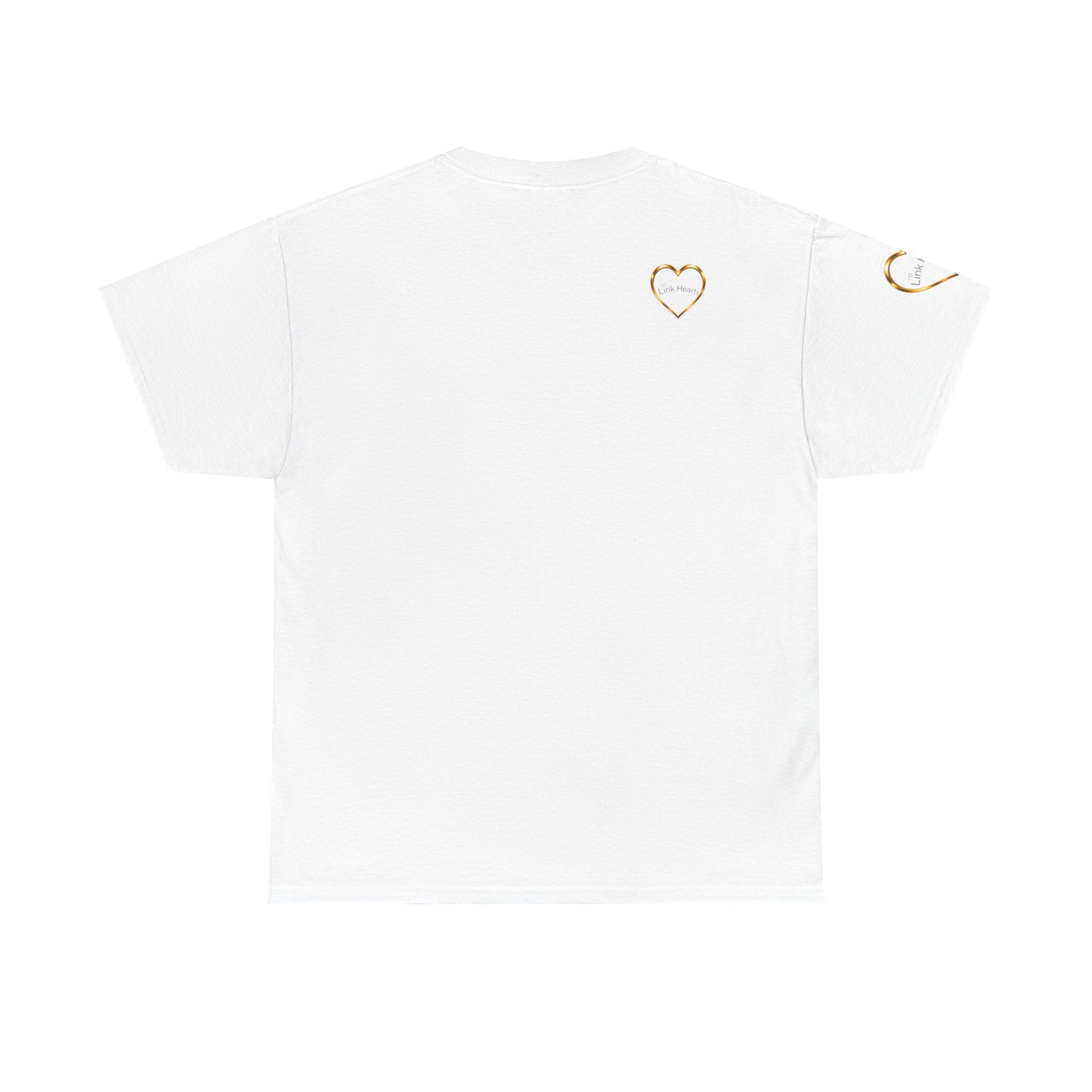 Link Hearts Unity Tee — Matching Rainbow Heart Couple Shirt (Love Wins)