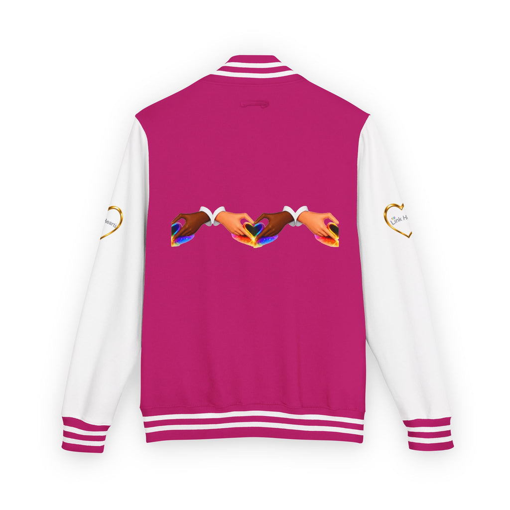 Link Hearts™ Premium Varsity Jacket – Wear the Movement.
