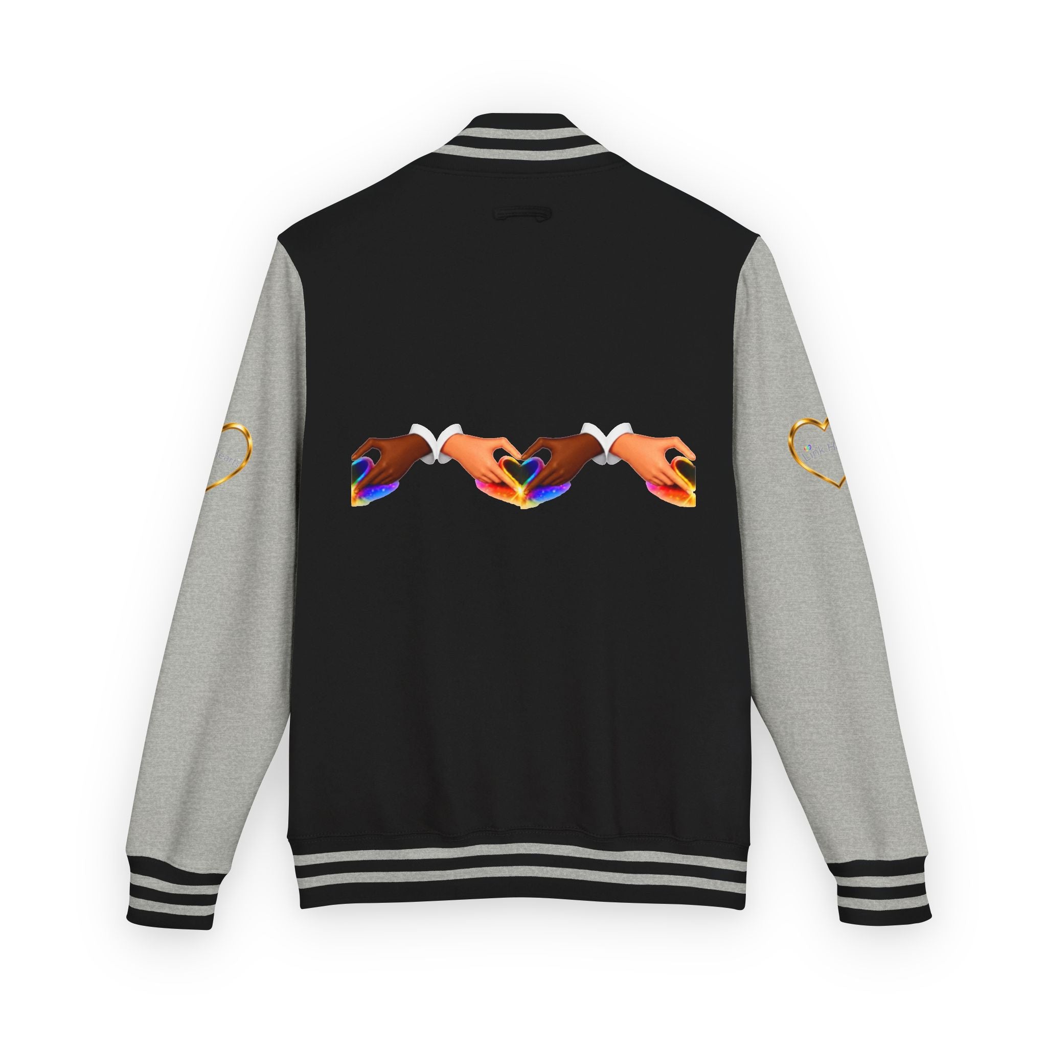 Link Hearts™ Premium Varsity Jacket – Wear the Movement.