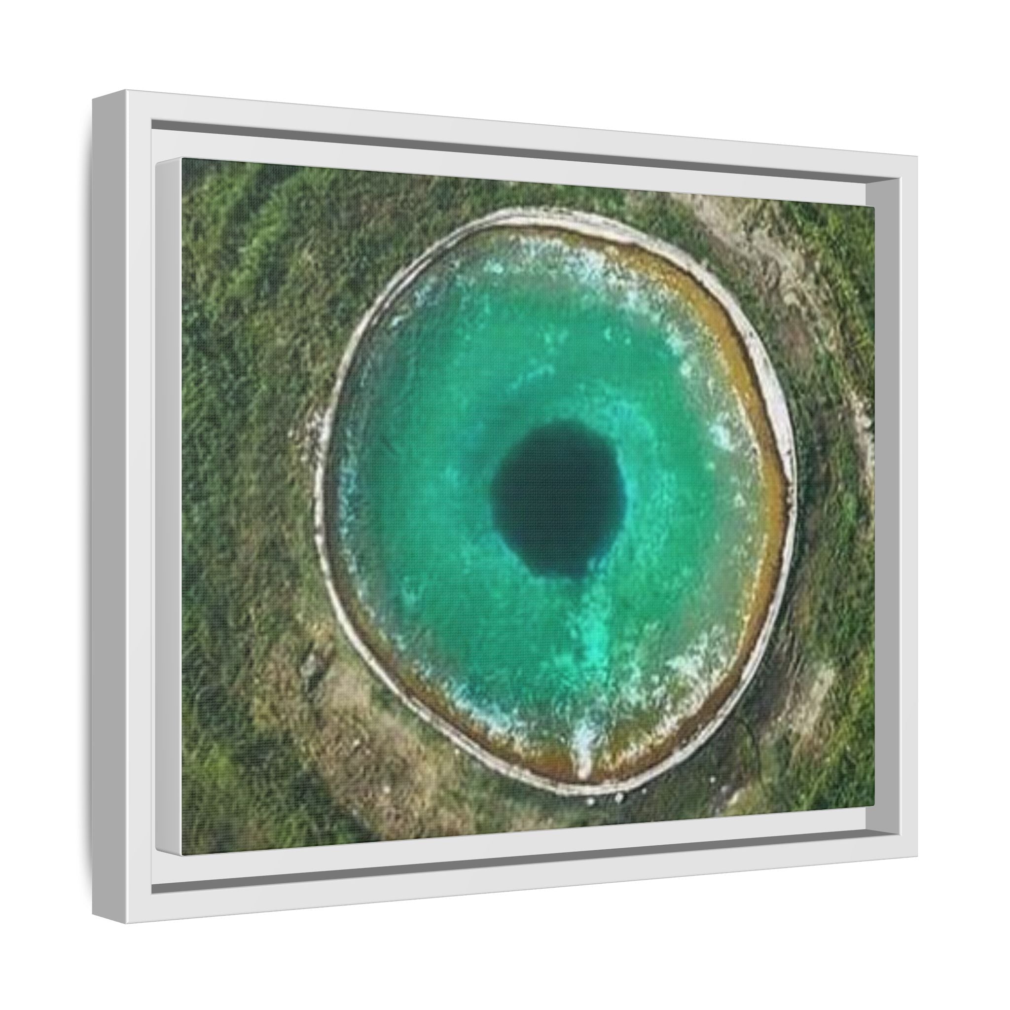 LinkHearts™ 'Sink Hole' Matte Canvas Framed Wall Art