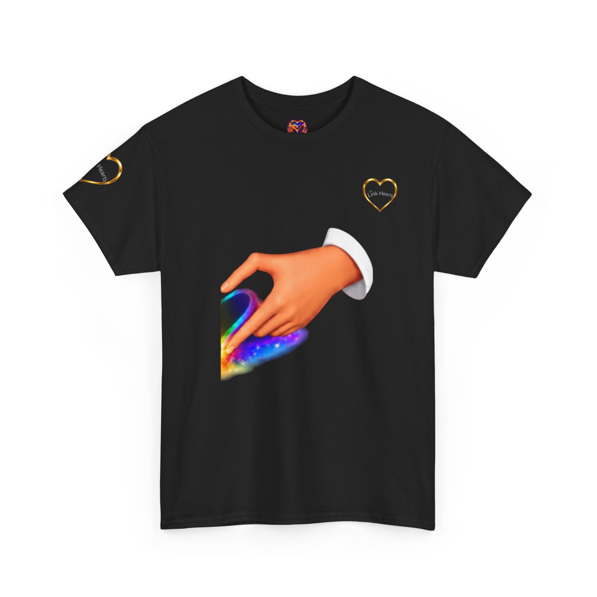 Link Hearts Unisex Tee - Celebrate Connection with Matching Shirt Set
