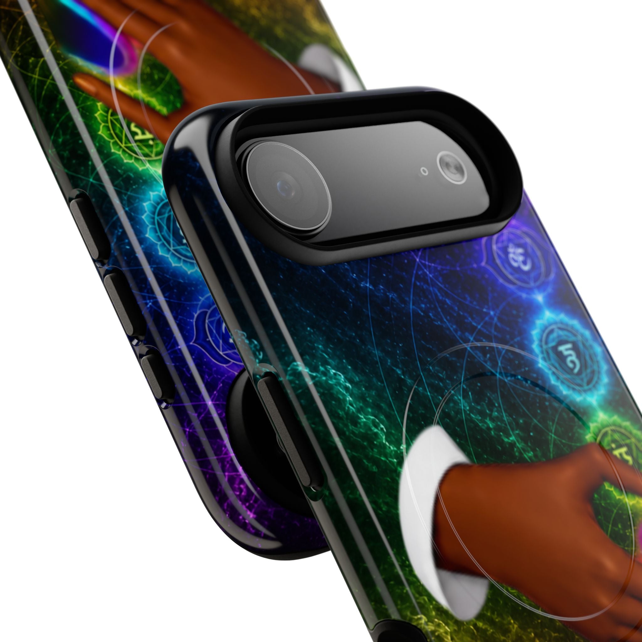 Link Hearts™ Cosmic Energy Phone Case - Chakra Healing Magnetic Phone Case