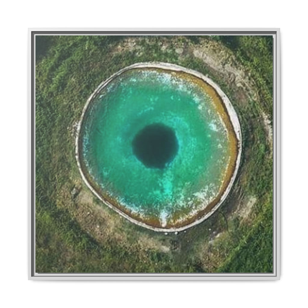 LinkHearts™ 'Sink Hole' Matte Canvas Framed Wall Art