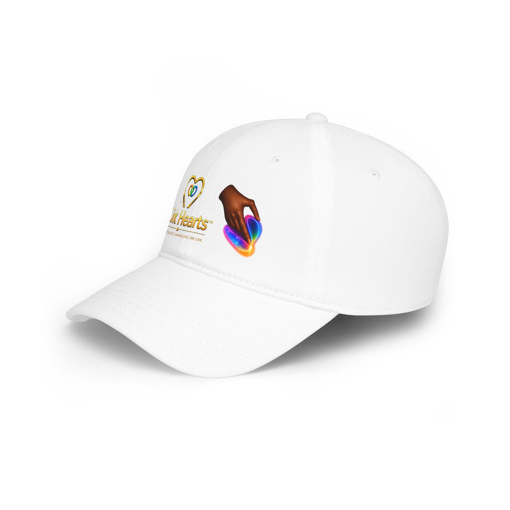 Low Profile Baseball Cap — "Link Hearts" Charity Logo Hat