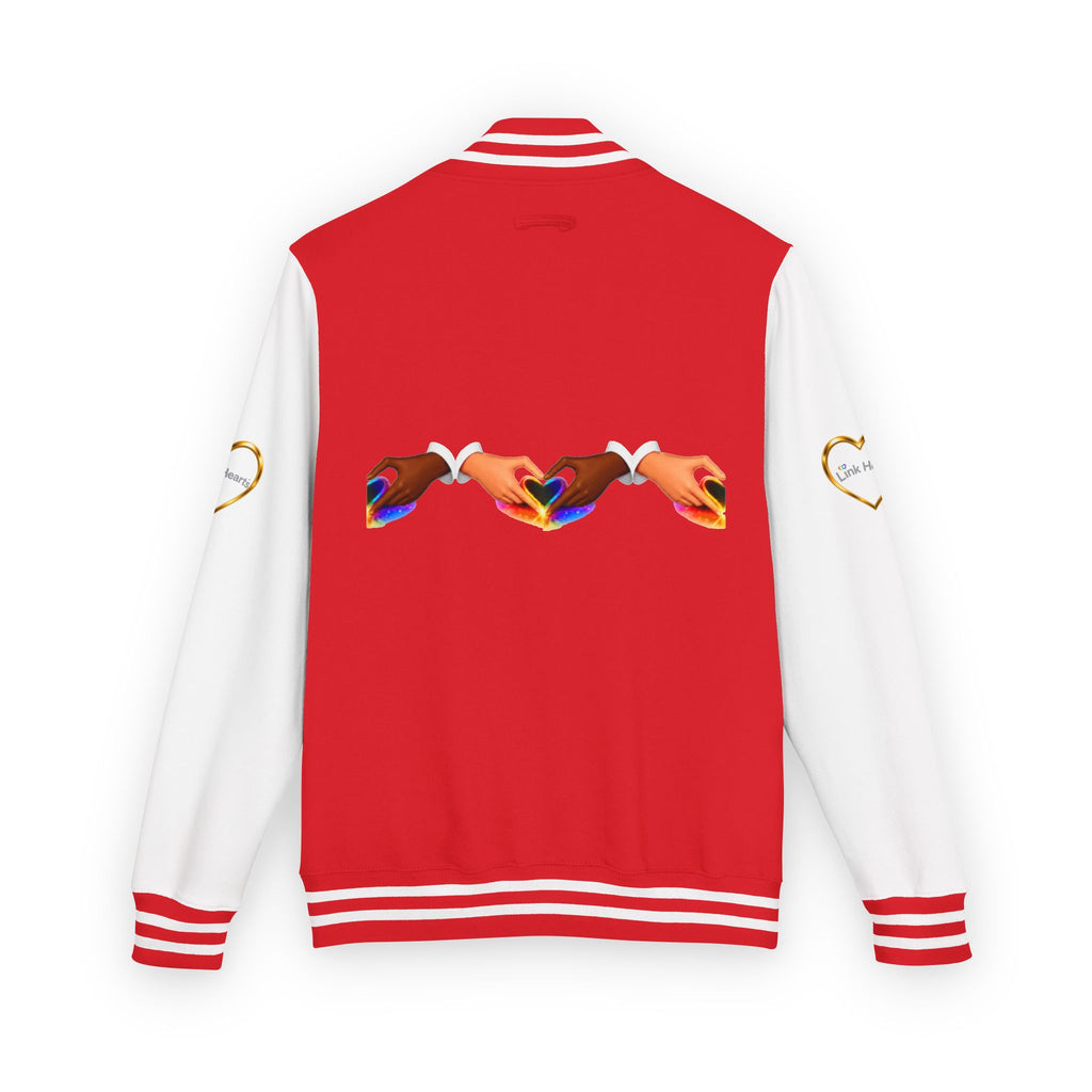 Link Hearts™ Premium Varsity Jacket – Wear the Movement.