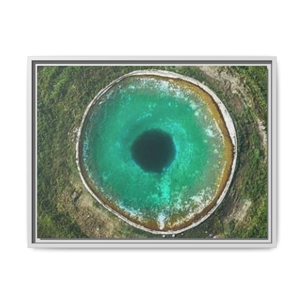 LinkHearts™ 'Sink Hole' Matte Canvas Framed Wall Art