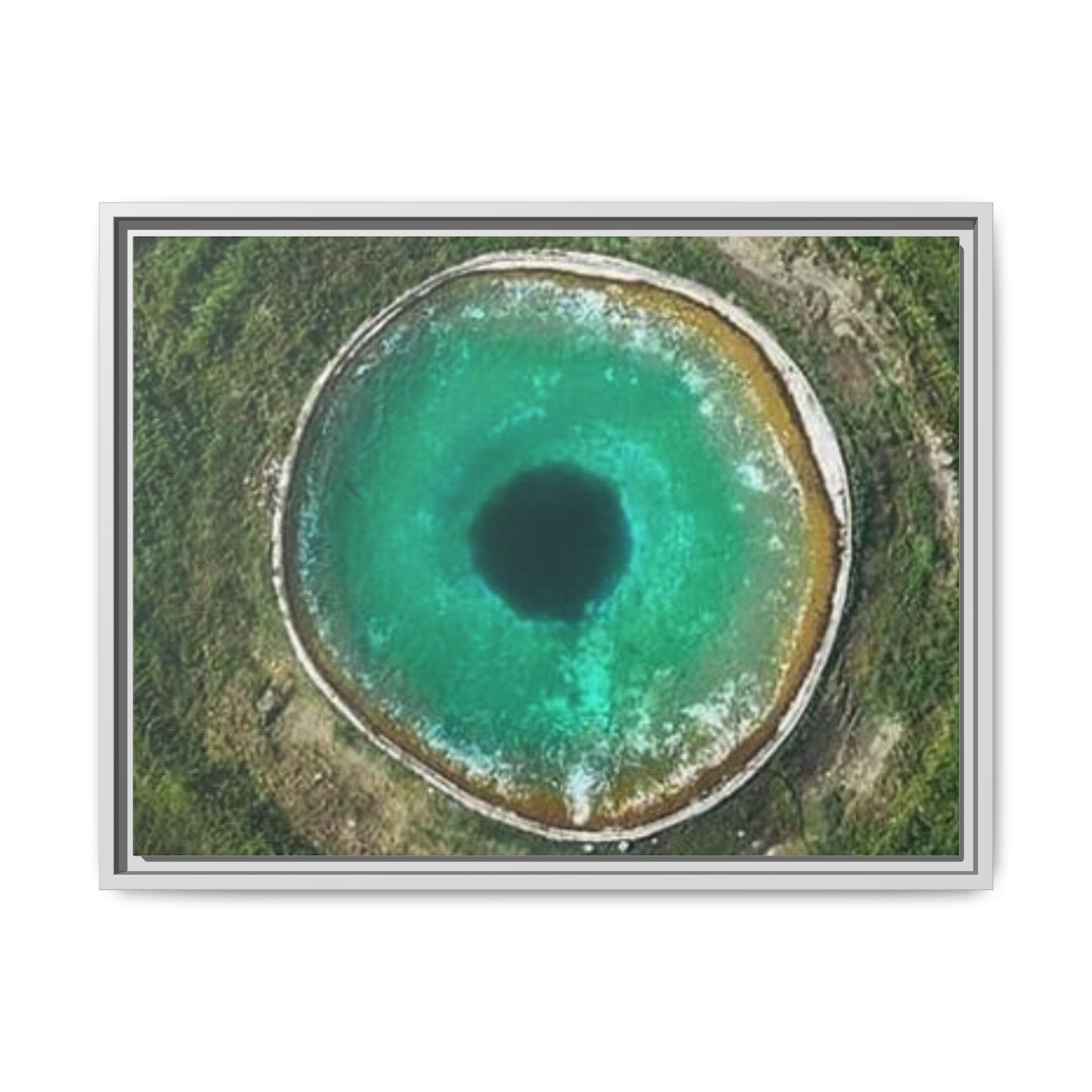 LinkHearts™ 'Sink Hole' Matte Canvas Framed Wall Art
