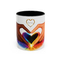Link Hearts™ - Rainbow Unity Heart Mug.