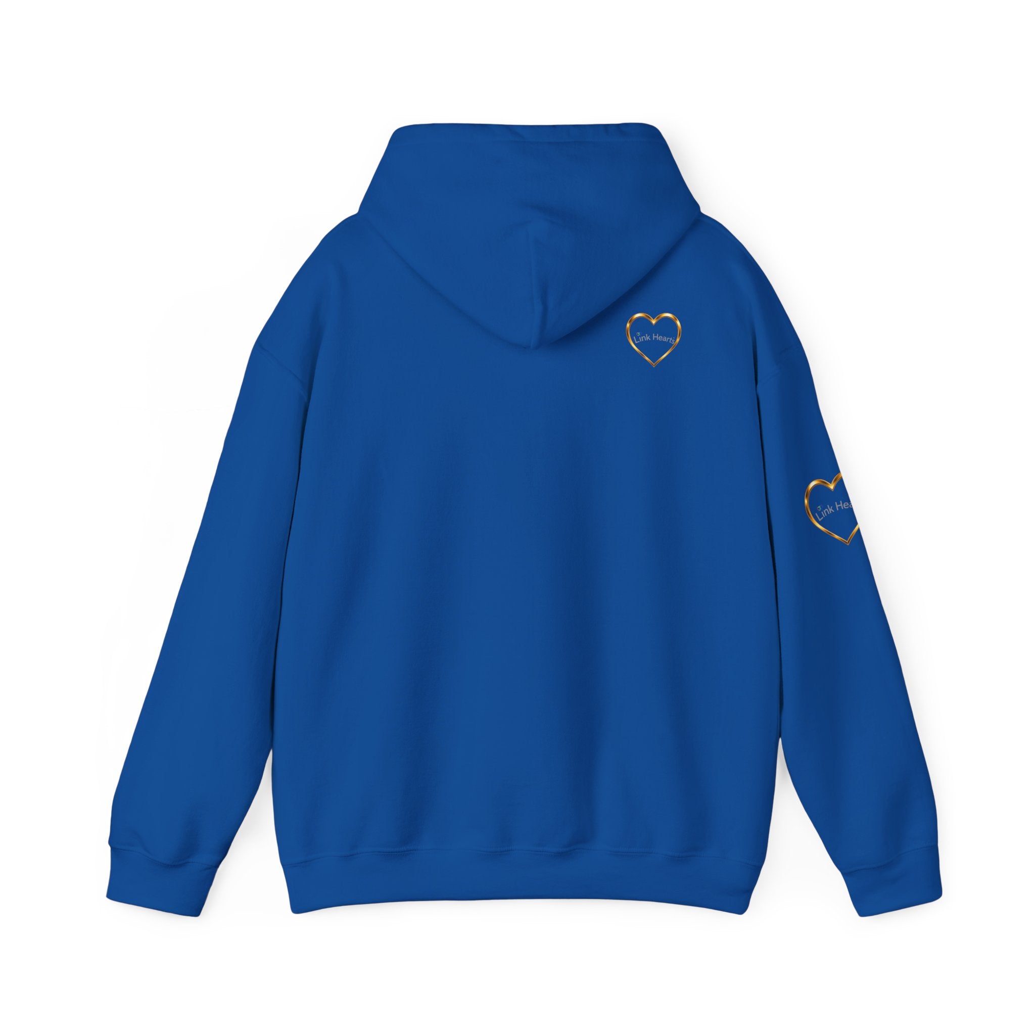 Hoodie — Rainbow Heart Hands Graphic Pullover