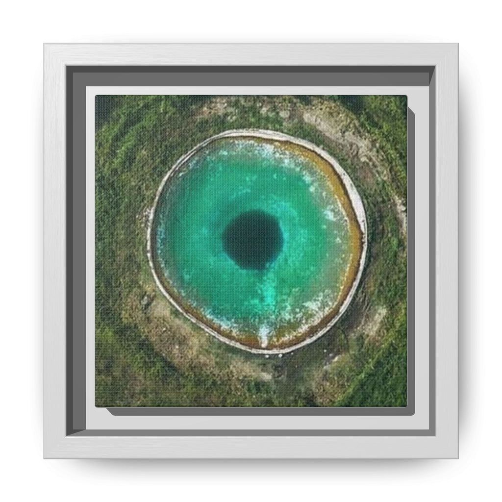 LinkHearts™ 'Sink Hole' Matte Canvas Framed Wall Art