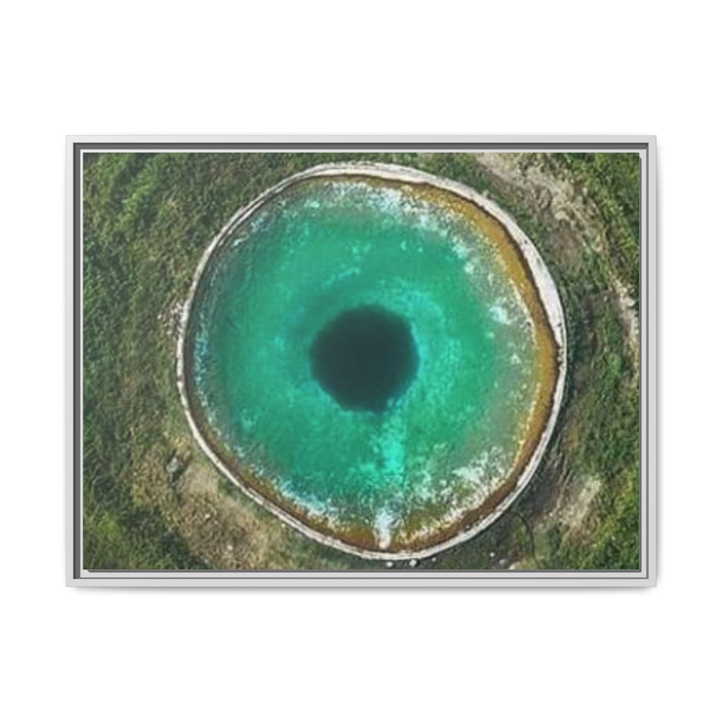 LinkHearts™ 'Sink Hole' Matte Canvas Framed Wall Art