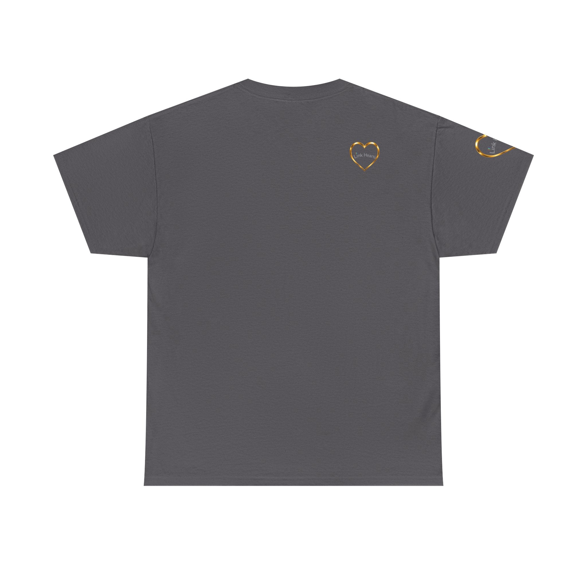 Link Hearts Unity Tee — Matching Rainbow Heart Couple Shirt (Love Wins)