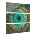 Link Hearts™ Triptych Acrylic Print — Modern Nature Wall Art ("Nature. Balance. Connection.")