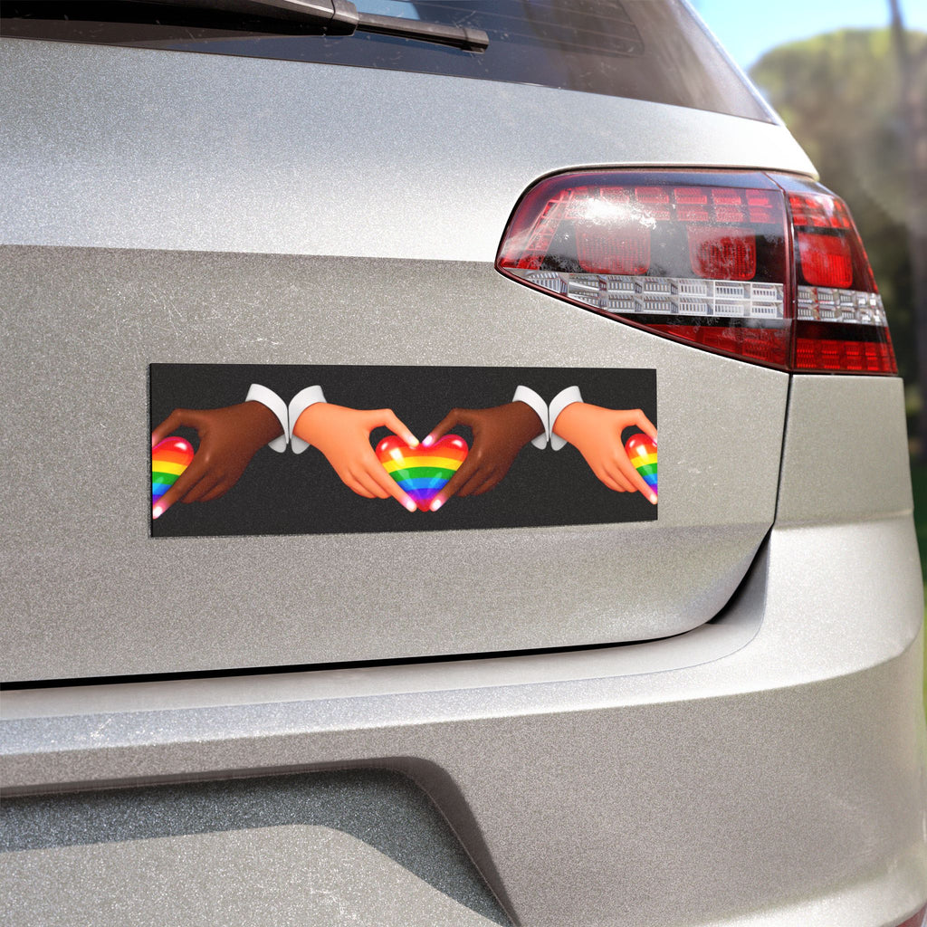 Link Hearts™ Car Magnet – Drive with Connection.