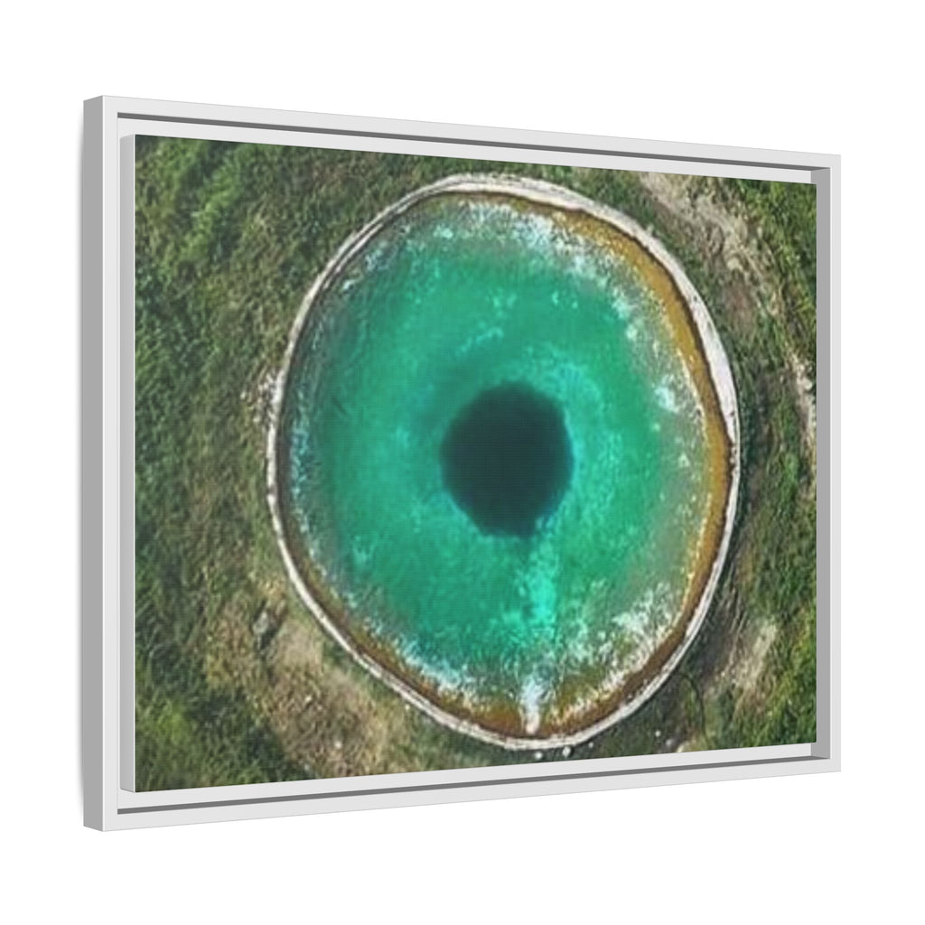 LinkHearts™ 'Sink Hole' Matte Canvas Framed Wall Art