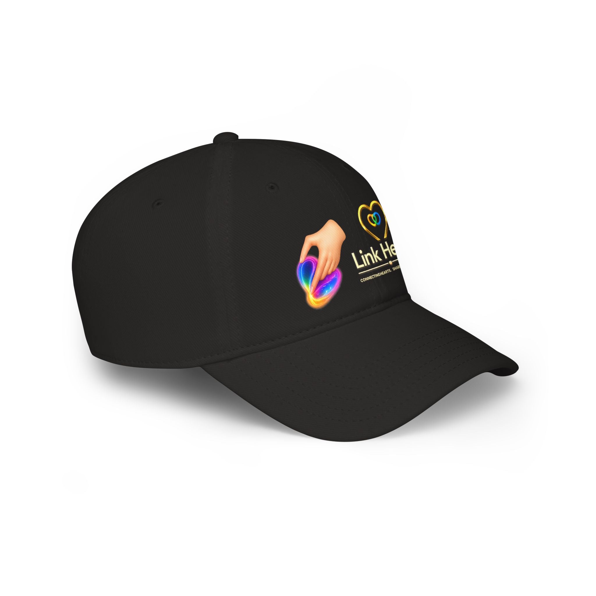 Link Hearts Couples Baseball Cap — Heartcare Charity Logo Hat