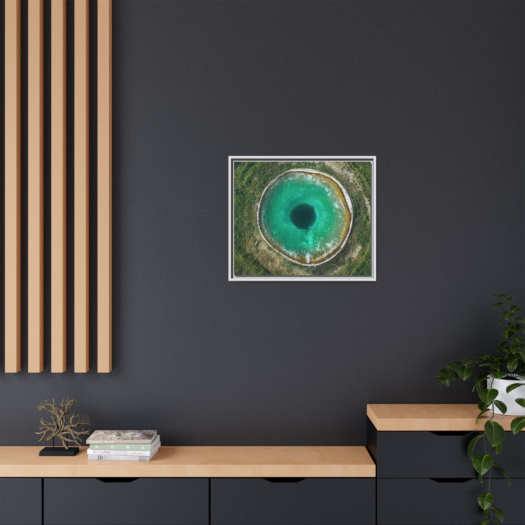 LinkHearts™ 'Sink Hole' Matte Canvas Framed Wall Art