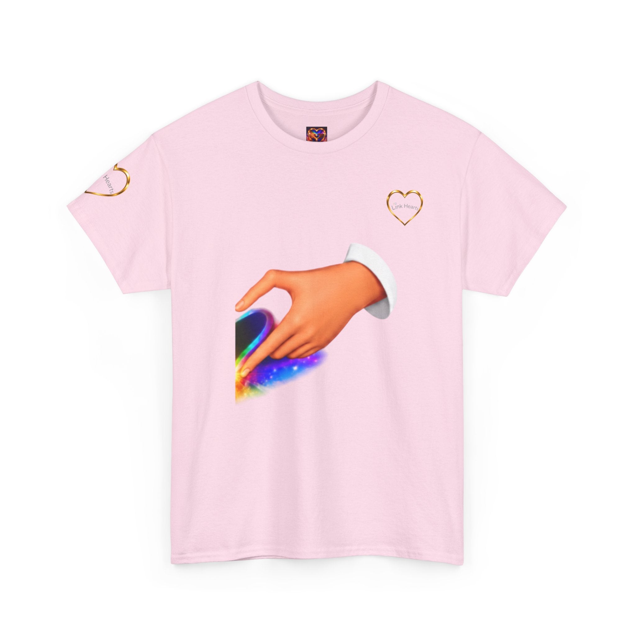 Link Hearts Unisex Tee - Celebrate Connection with Matching Shirt Set
